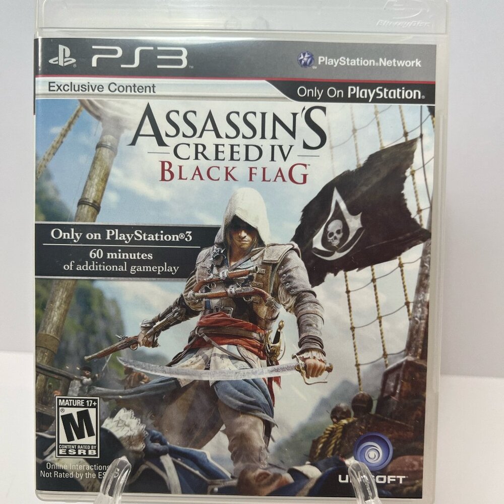 Assassin's Creed 4 IV Black Flag - PlayStation 3 PS3 - Complete w/ Manual